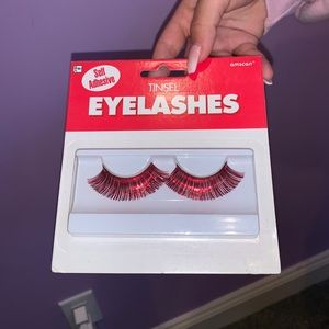 Red Tinsle Eyelashes